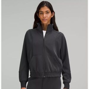 lululemon Brushed Softstreme Funnel-Neck Zip Up